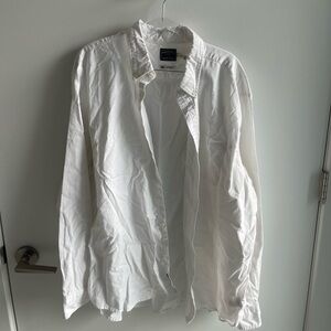 Faherty White Long sleeve button down